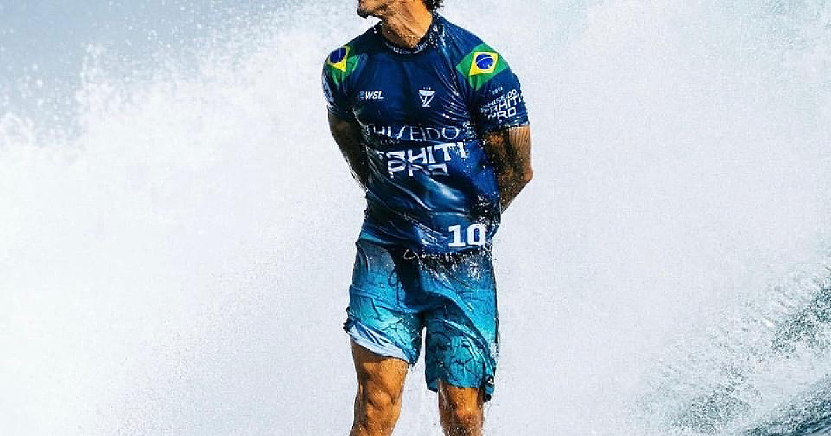 Medina é o único surfista da região a permanecer no CT24 de surfe e vai disputar a etapa de Teahupoo