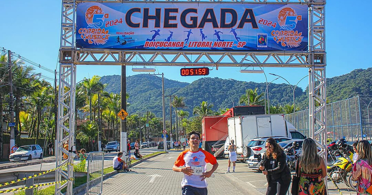 6ª edição da Corrida Rústica leva atletas a percurso cheio de aventuras em Boiçucanga