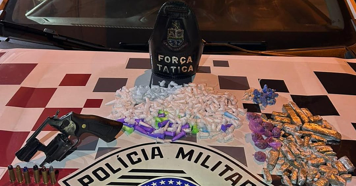 PM prende adolescentes infratores com arma, maconha, pedra e pó em Ubatuba