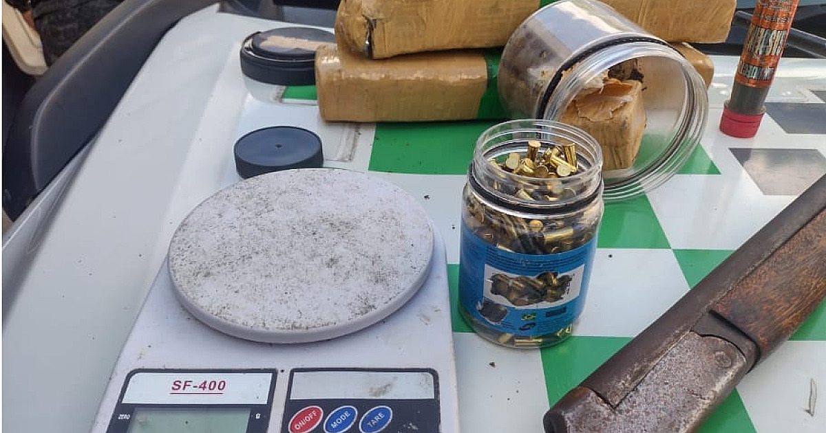 Polícia Ambiental apreende armas e mudas de maconha em Ubatuba