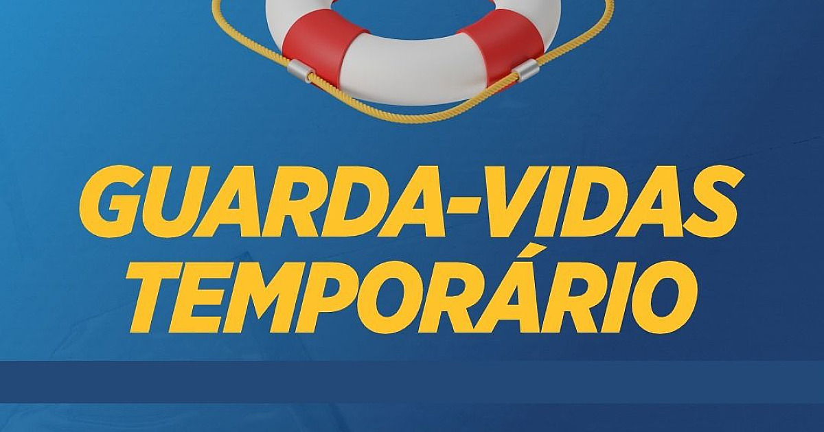 Prefeitura divulga classificação final e convoca candidatos aprovados no Processo de Guarda-Vidas 2023/24