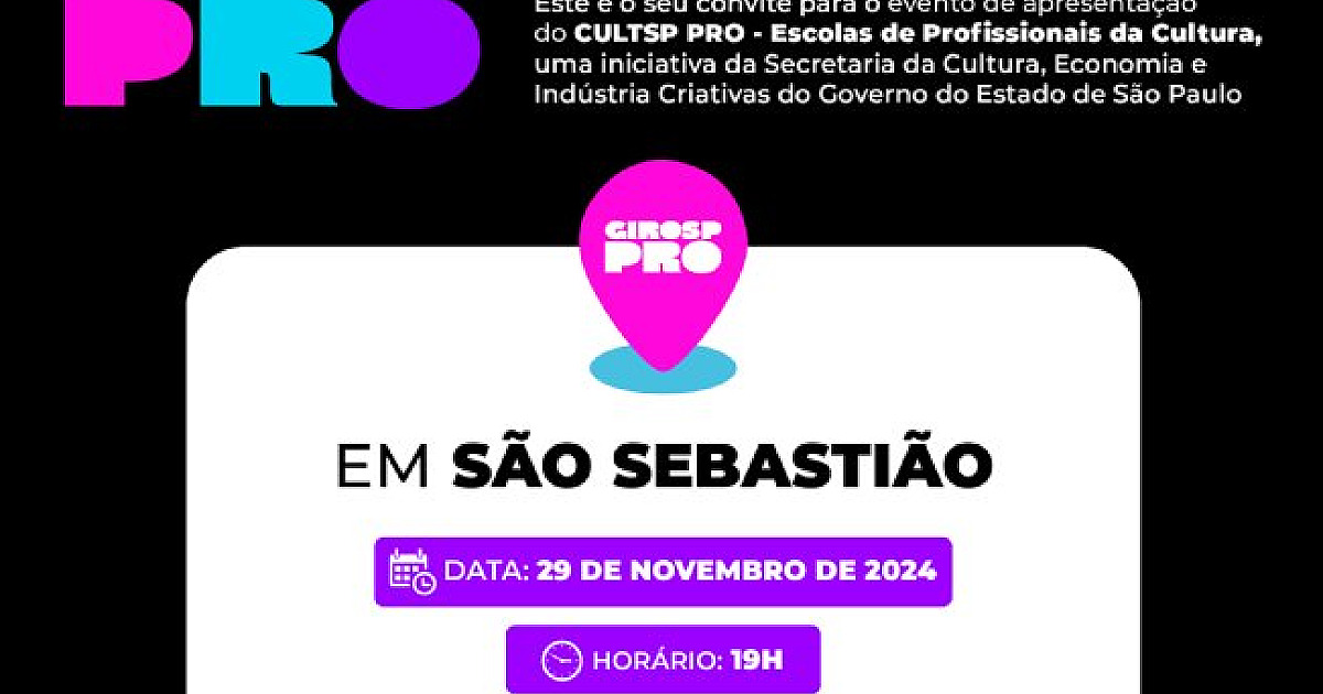 Governo do Estado de São Paulo promove o programa GiroSP Pro em São Sebastião