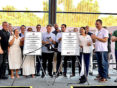 Tarcísio de Freitas participa da entrega do Complexo Educacional de Juquehy em São Sebastião