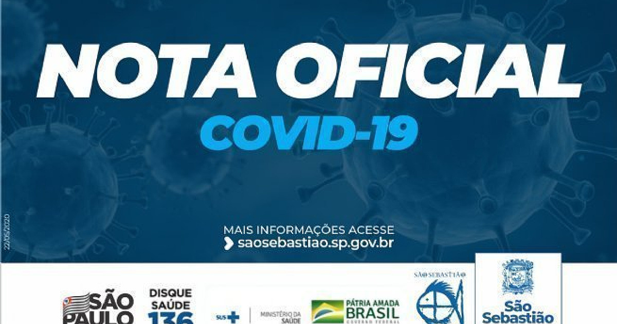 Nota oficial: mais três óbitos por Covid-19 são registrados em São Sebastião nos meses de fevereiro e março