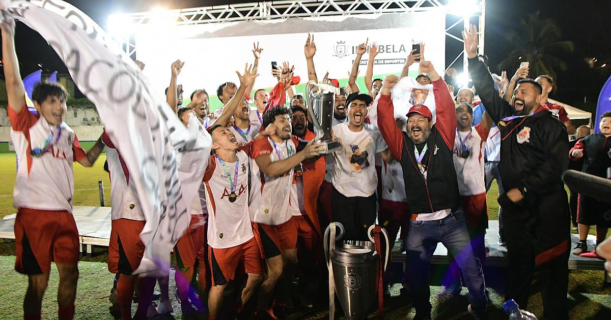 Pequeá é campeão da 1ª Divisão do Futebol de Campo de Ilhabela