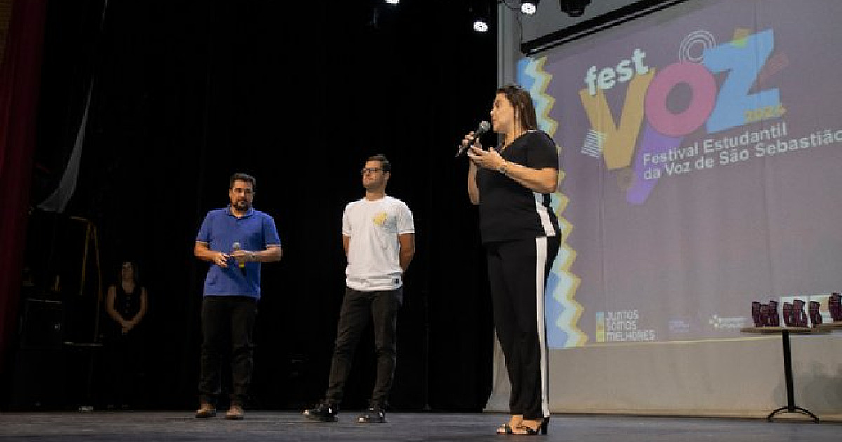Prefeitura de São Sebastião premia vencedores do 2º Festival Estudantil da Voz