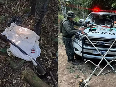 Rancho de caça ilegal é desativado em área de proteção em Caraguatatuba