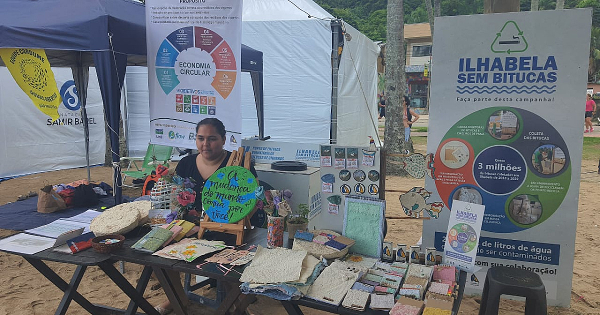 Secretaria de Meio Ambiente de Ilhabela promove ação no Aloha Spirit
