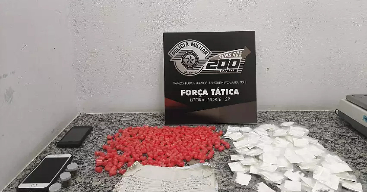 PM prende homem por tráfico de drogas em Caraguá