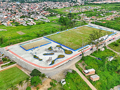Prefeitura de Caraguatatuba inaugura Praça Esportiva e de Lazer no Perequê-Mirim