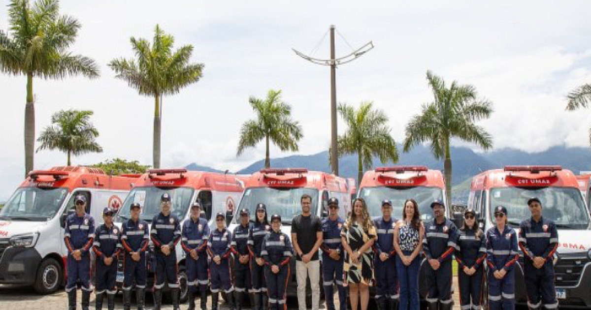 São Sebastião recebe 10 novas ambulâncias para frota de saúde municipal