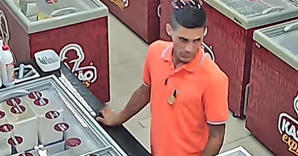 Ladrão tatuado entra em sorveteria, pede duas bolas e rende funcionárias para roubar dinheiro do caixa em Caraguatatuba