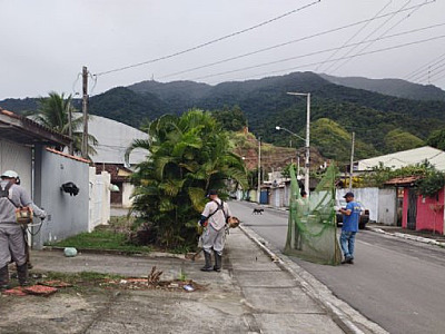 ‌Ações de manutenção são realizadas no bairro Jaraguá e região