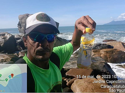 Lixo internacional aumenta 300% nas praias do Litoral Paulista