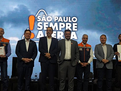 São Sebastião recebe prêmio ‘Municípios Resilientes’ no lançamento da campanha SP Sempre Alerta