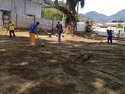 Prefeitura realiza reparo e limpeza no bairro Jaraguá