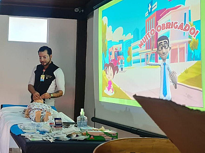 Prefeitura de Ilhabela inicia treinamento para enfermagem com manequim realístico