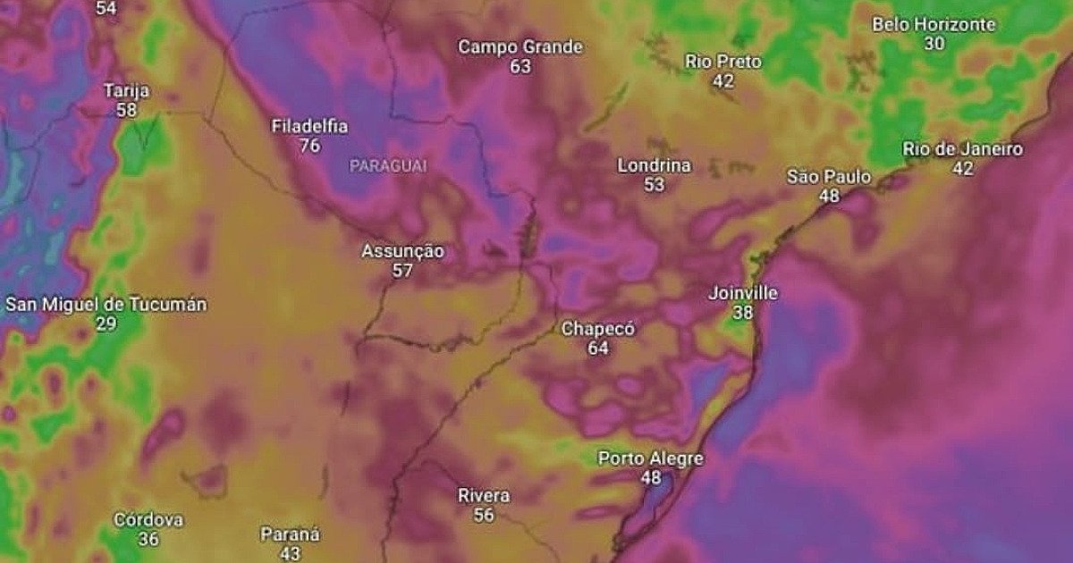 Ciclone extratropical já se afastou do Brasil e ventos não tem ligação com o sistema