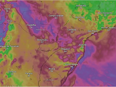Ciclone extratropical já se afastou do Brasil e ventos não tem ligação com o sistema
