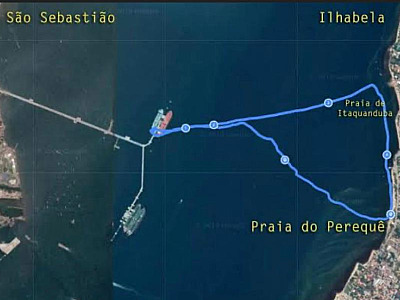 Cetesb diz que óleo dispersou para alto mar e possibilidade de chegar às praias é remota