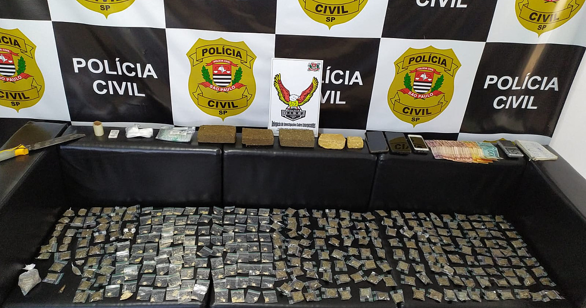 Operação da Polícia Civil prende desempregado que atuava como “gerente” de biqueira em Caraguatatuba