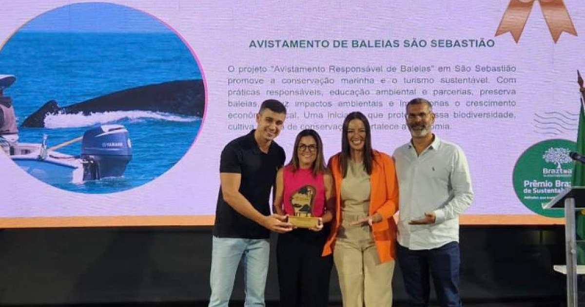 São Sebastião recebe prêmio Braztoa de Sustentabilidade