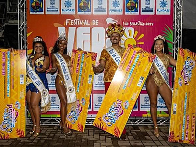 São Sebastião escolhe Corte do Carnaval 2024 e homenageia Dona Paula Gallani