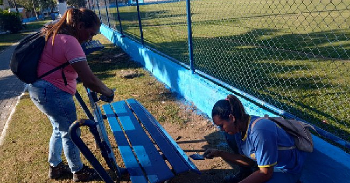 Regional Topolândia revitaliza Campo de Futebol do Itatinga