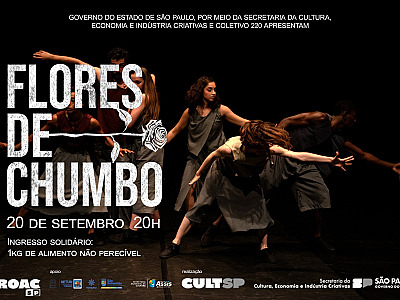 Teatro Municipal recebe neste sábado o espetáculo de dança ‘Flores de Chumbo’