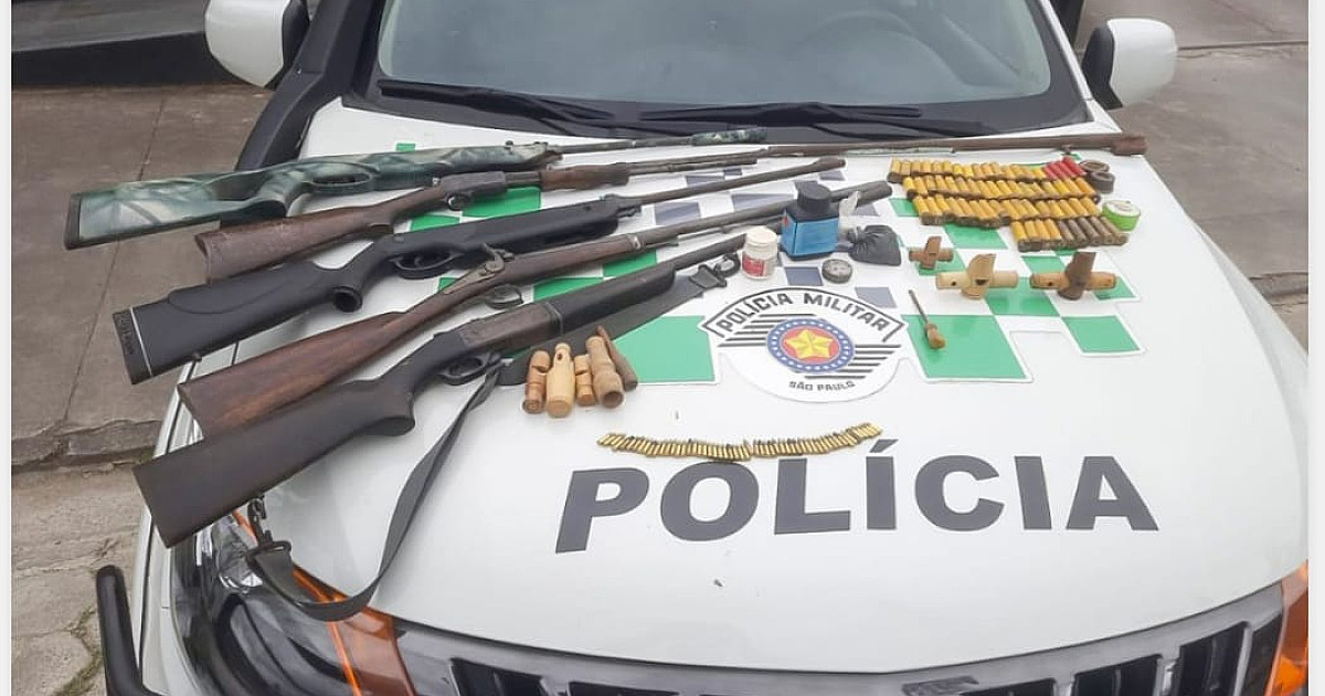 Polícia Ambiental apreende armas de caça em Caraguatatuba