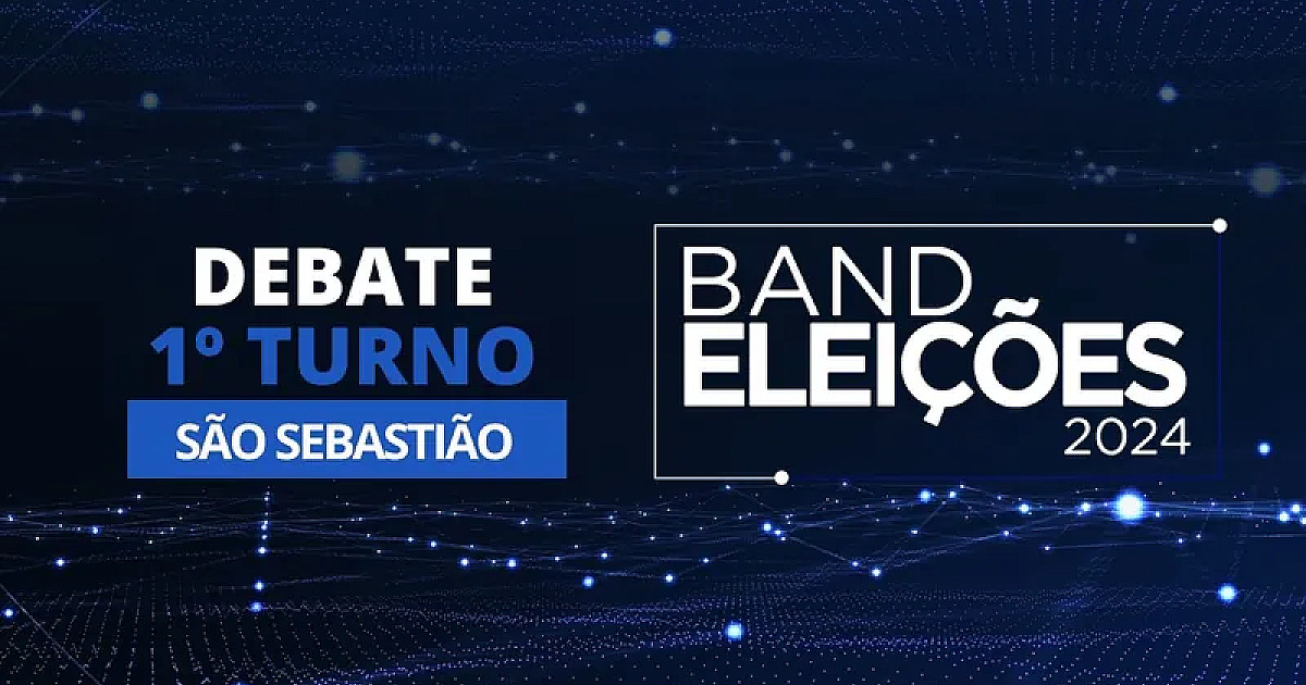 Band Vale promove hoje primeiro debate entre os candidatos a prefeito de São Sebastião
