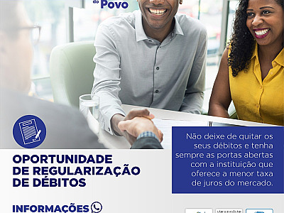Banco do Povo de São Sebastião oferece renegociação de dívidas a clientes inadimplentes