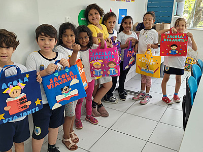 Escola de Ilhabela incentiva alunos a viajarem pelo mundo da leitura