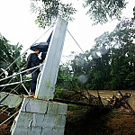 Bairro de Ubatuba registra recorde de chuva e enfrenta destruição de infraestrutura