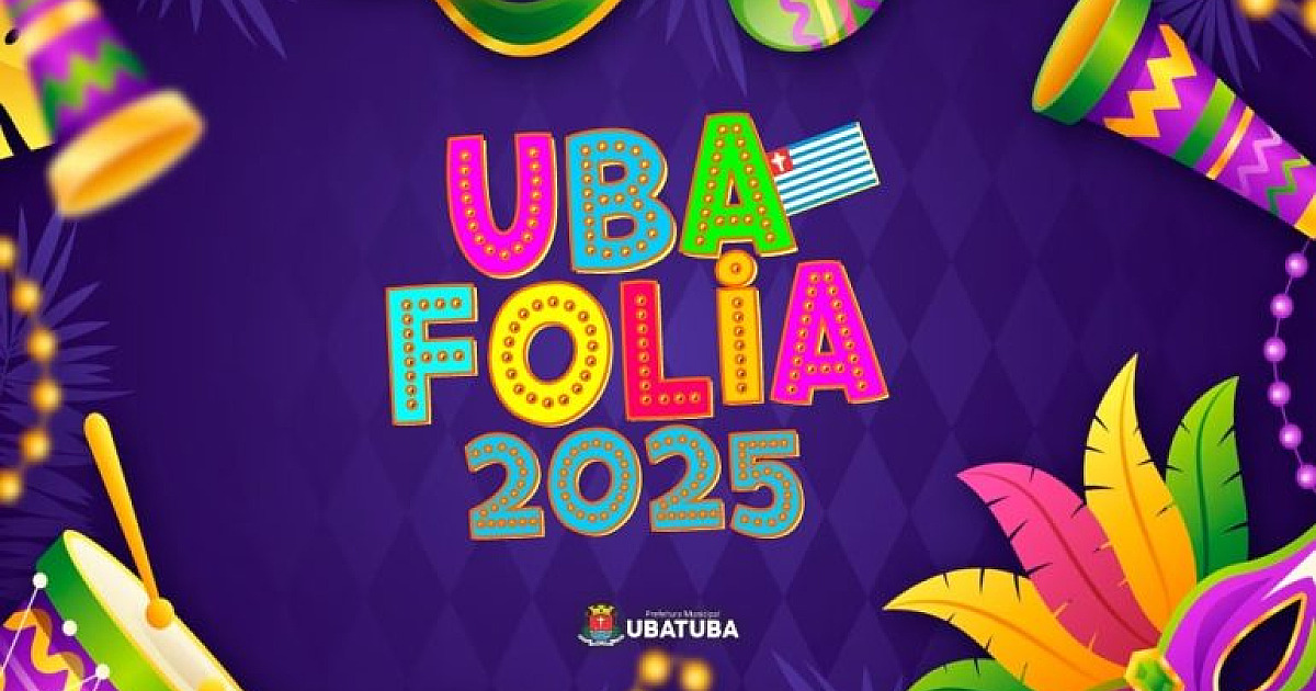 Ubafolia: Confira como será o Carnaval 2025 em Ubatuba