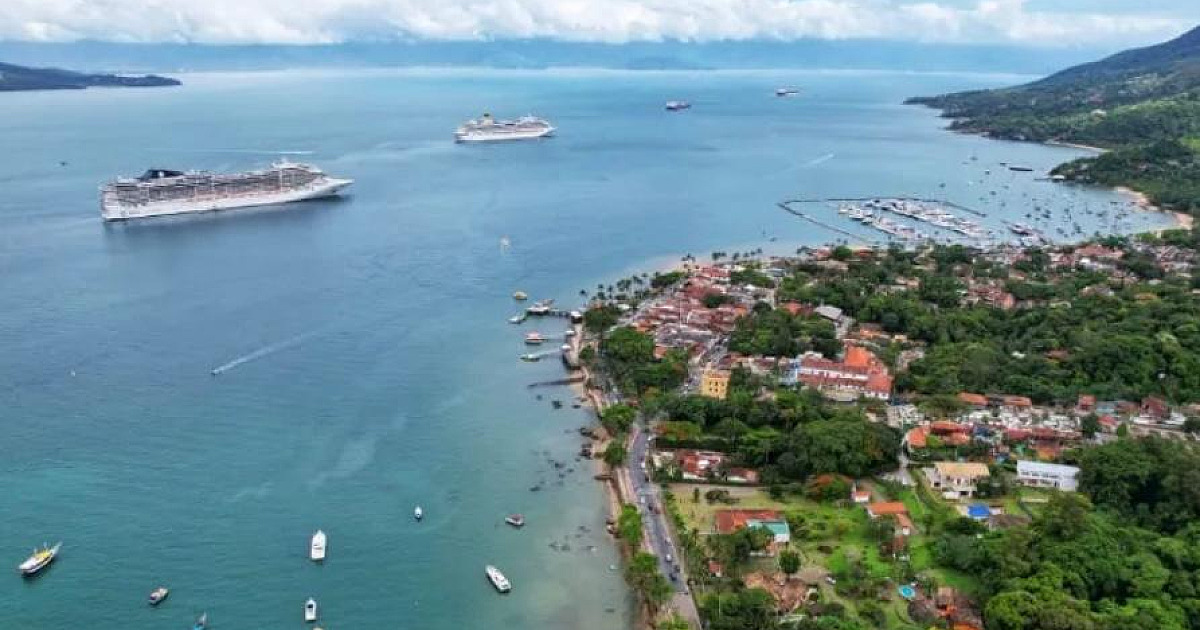 Trade Turístico de Ilhabela comemora escala dupla de navios nesta sexta-feira