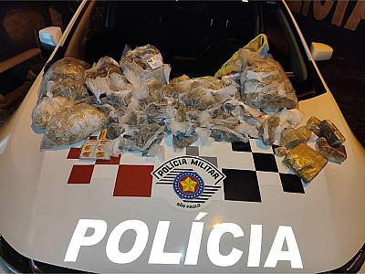 PM prende traficante com quase 9 kg de drogas em Ubatuba