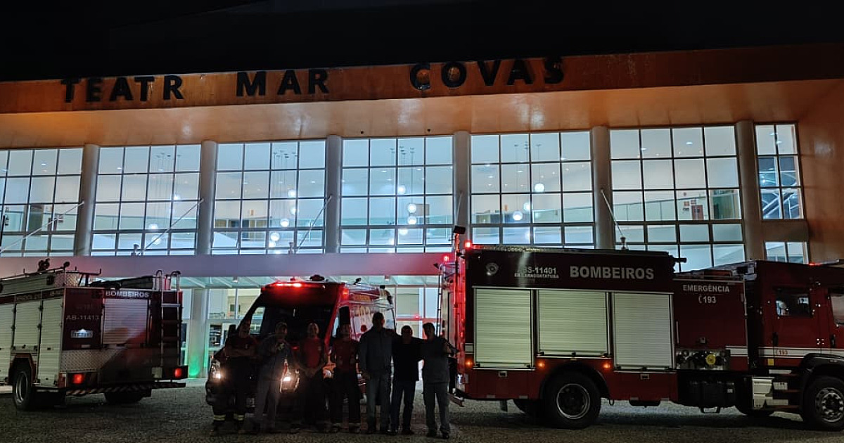 Incêndio no Teatro Mário Covas assusta participantes de ensaio musical