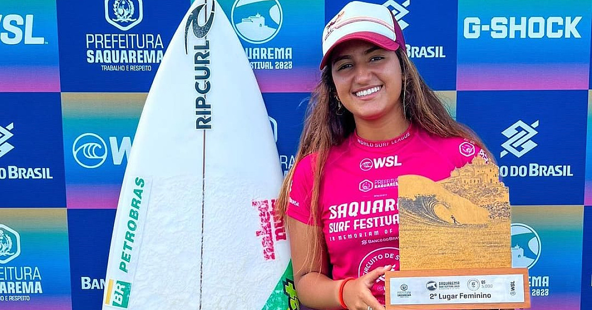 Sophia Medina conquista vice-campeonato do Saquarema Festival