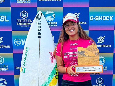Sophia Medina conquista vice-campeonato do Saquarema Festival