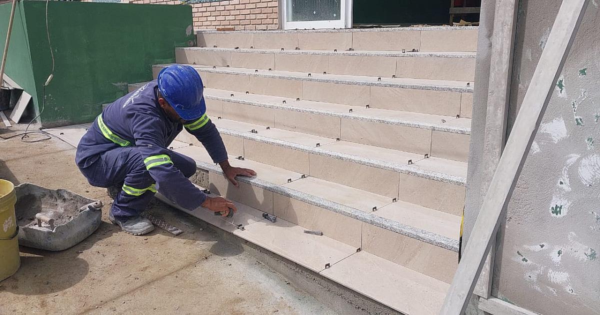 Obras de nova escola infantil no bairro Bexiga avançam