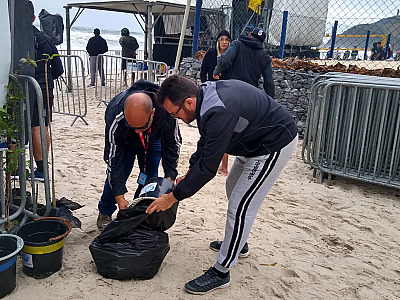 Prefeitura realiza ações de conscientização ambiental na 1ª Etapa do Circuito Sebastianense de Surf