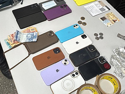 Grupo é preso com 17 celulares durante operação da PM em São Sebastião