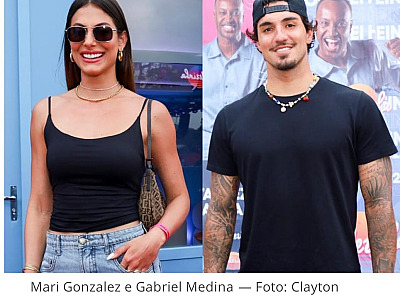 Novo trisal: Medina é flagrado com Mari Gonzalez em clima de romance em show na capital