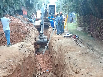 Dois operários terceirizados da Sabesp morrem soterrados durante obra em Ubatuba
