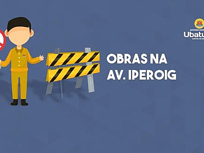 Avenida Iperoig é novamente interditada para realização de “alguns ajustes” em Ubatuba