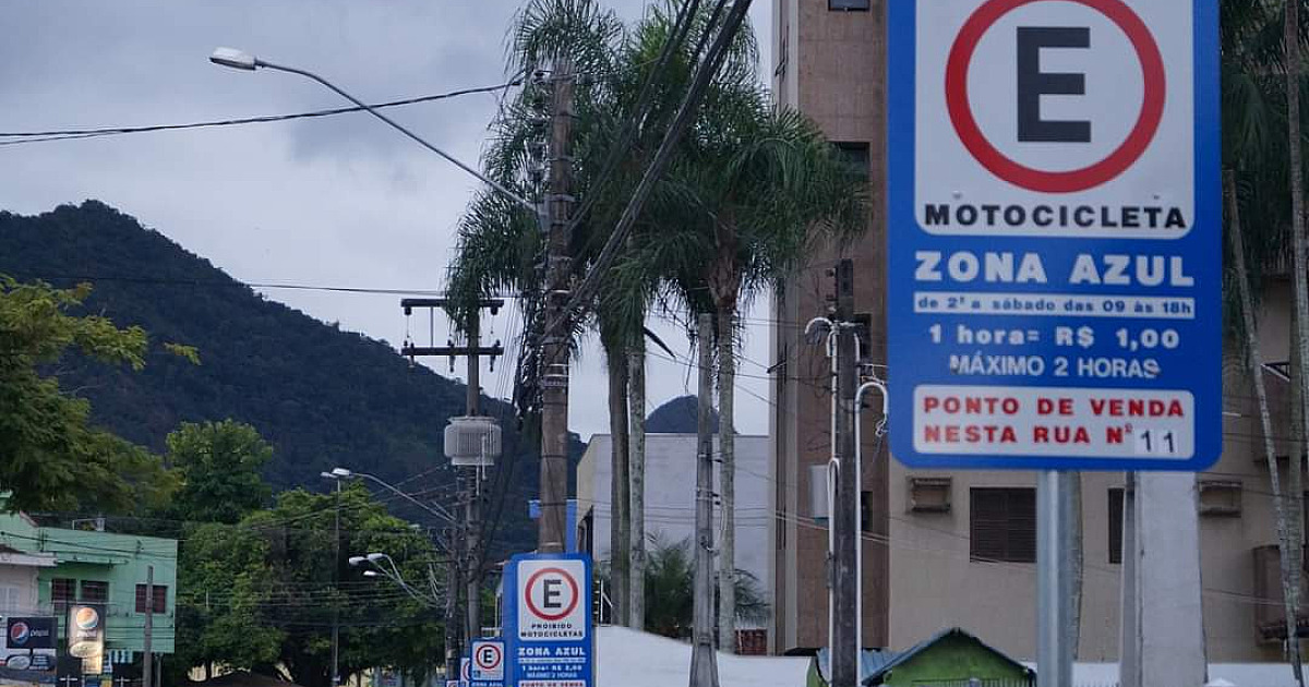 Estacionamento Zona Azul fica mais caro a partir desta segunda-feira em Caraguatatuba