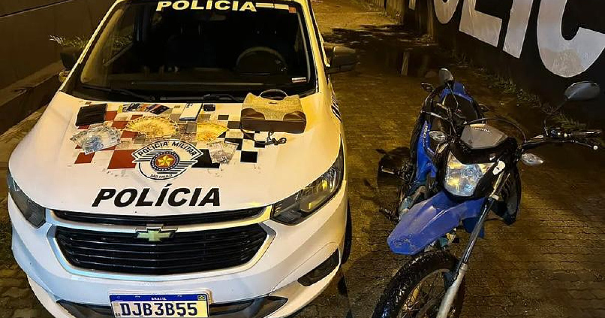 Motociclistas do crime roubam quase R$ 3 mil e são presos em Ubatuba