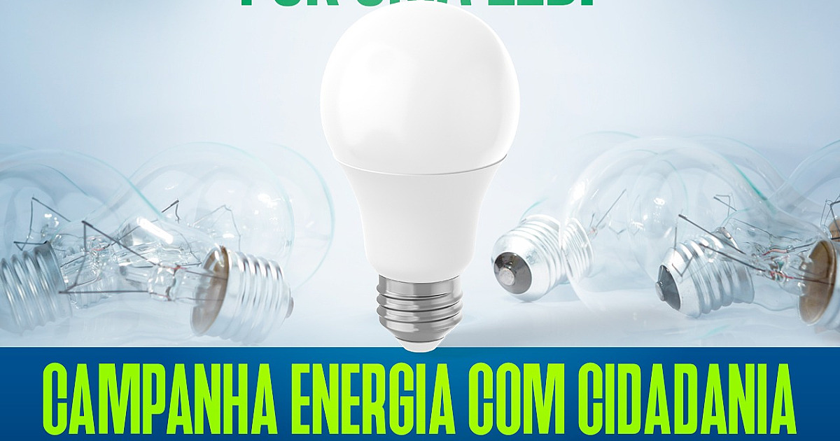 Prefeitura de Ilhabela e Elektro participam de troca de lâmpadas comuns por LED