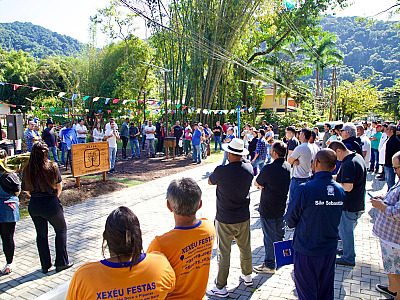 Reinaldinho Moreira inaugura Praça Renascer no bairro de Juquehy